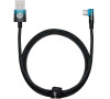 Baseus úhlový kabel USB - typ C 100W, 1 m, modrý (CAVP000421)