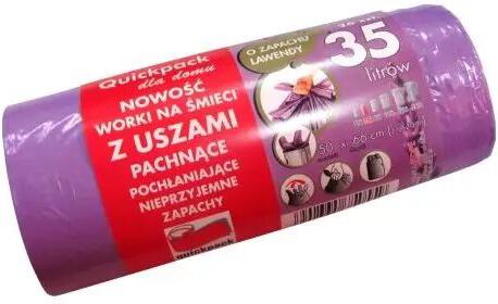 Pytel na odpad s uchy 35 l (26 ks) 50 x 56 cm s aroma levandule