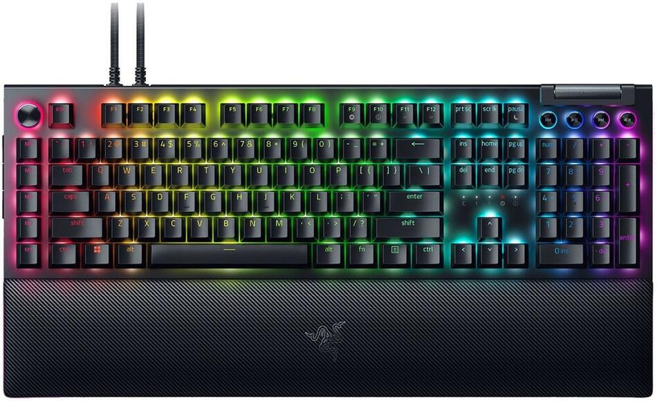 Razer RAZER BlackWidow V4 Pro/Drátová USB/US layout/Černá (RZ03-04680100-R3M1)