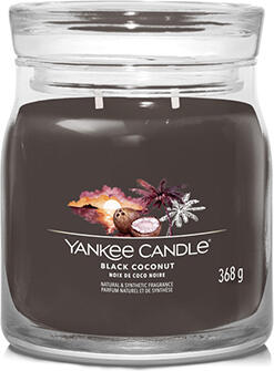 Yankee Candle Black Coconut signature svíčka střední 368 g