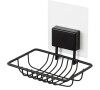 Samolepicí držák na mýdlo Compactor Bestlock Black Magic systém bez vrtání