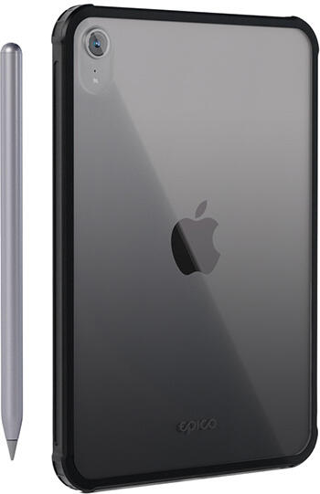 Epico Hero Case iPad mini 6 (2021)/mini 7 (A17 Pro) - transparentní/černá