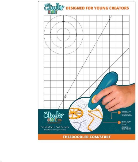 3Doodler šablona Start pro 3D pero (3DS-DOODPAD(FES))