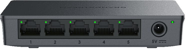 Grandstream GWN7700 Unmanaged Network Switch 5x 1Gbps, QoS, IGMP