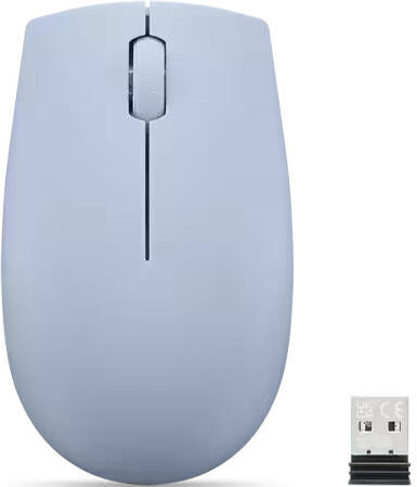 Lenovo myš 300 Wireless Compact (Frost Blue = světle modrá) s baterií (GY51L15679)