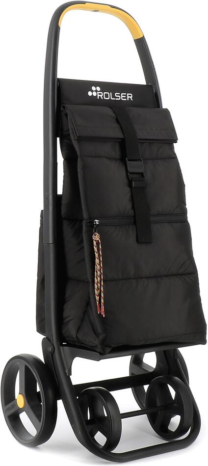 Rolser Clec Termo Polar 8 Plus, nákupní taška na kolečkách, černá