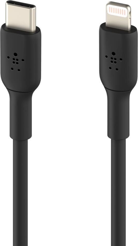 Belkin Lighting to USB-C kabel, 2m, černý (CAA003bt2MBK)
