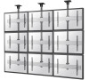 Neomounts Pro NMPRO-C33 / Flat Screen Ceiling Mount - 3x3 (3 x horizontal/3 x vertical) - box 1/2 / Black/silver