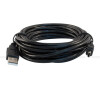 PremiumCord USB A 2.0 (M) - Mini USB B 2.0 (M), 5m USB propojovac kabel