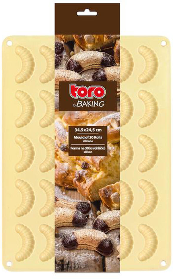 Silikonová forma TORO 30ks rohlíčky