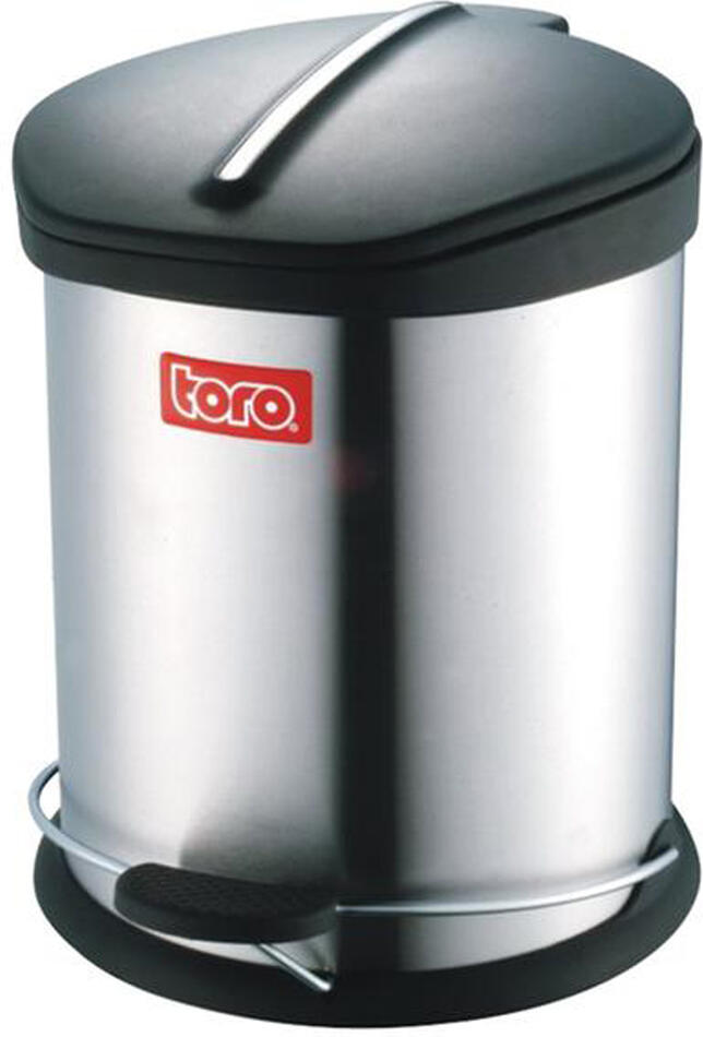 Nerezový nášlapný odpadkový koš TORO 5l