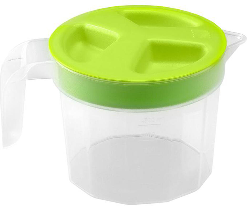 Plastová odměrka s víkem a výlevkou Heidrun 500ml