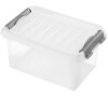 Plastový úložný box s víkem Heidrun Clip box 4l