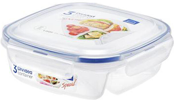 Lock&lock dóza na potraviny LOCK 3 přihrádky 750ml