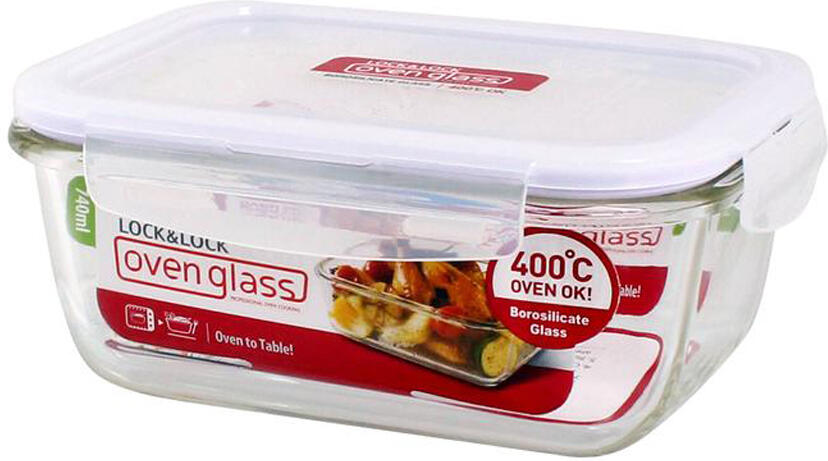 Lock&lock skleněná zapékací miska s víkem LOCK 740ml borosilikát