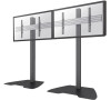 Neomounts Pro NMPRO-S21 / Flat Screen Stand - 2x1 (2 x horizontal) - box 1/2 / Black/silver
