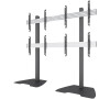 Neomounts Pro NMPRO-S22 / Flat Screen Stand - 2x2 (2 x horizontal/2 x vertical) - box 1/2 / Black/silver