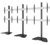 Neomounts Pro NMPRO-S32 / Flat Screen Stand - 3x2 (3 x horizontal/2 x vertical) - box 1/4 / Black/silver