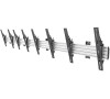 Neomounts Pro NMPRO-WMB4 / Flat Screen Menu Board Wall Mount - (4 x horizontal) / Black/silver