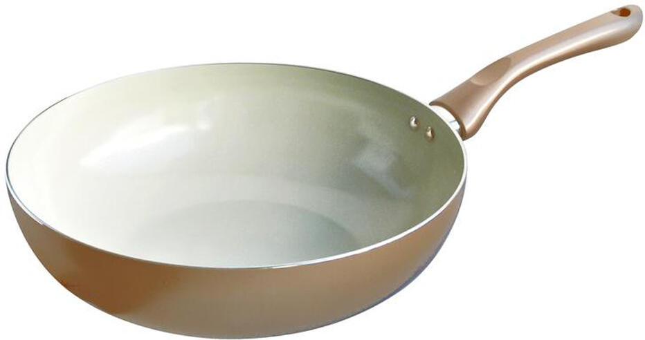 Pánev WOK TORO Champagne 28cm, keramický povrch