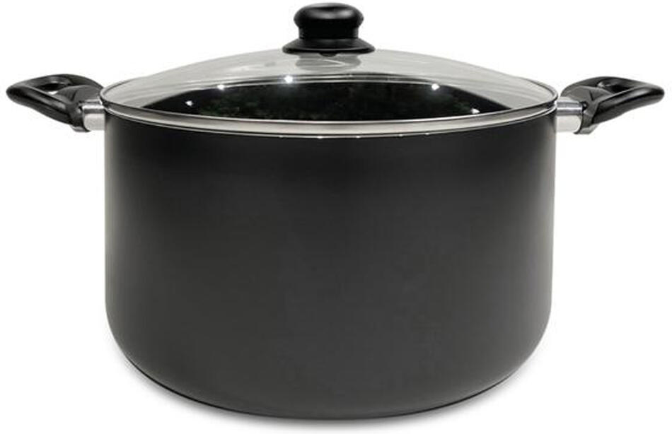 Hrnec s poklicí KITCHISIMO Nero ?24cm 5,5l nepřilnavý povrch