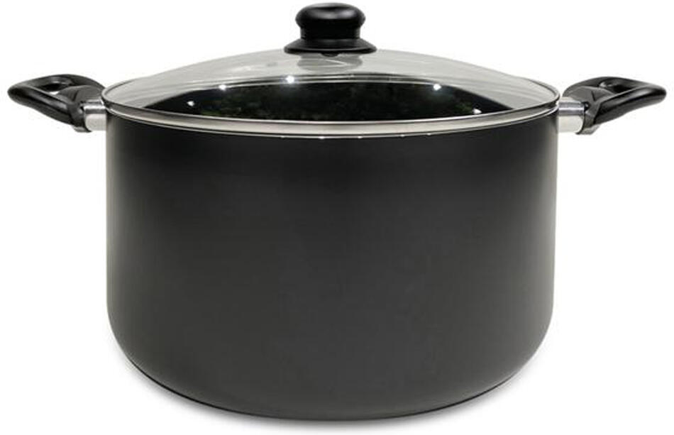 Hrnec s poklicí KITCHISIMO Nero ?28cm 8,5l nepřilnavý povrch