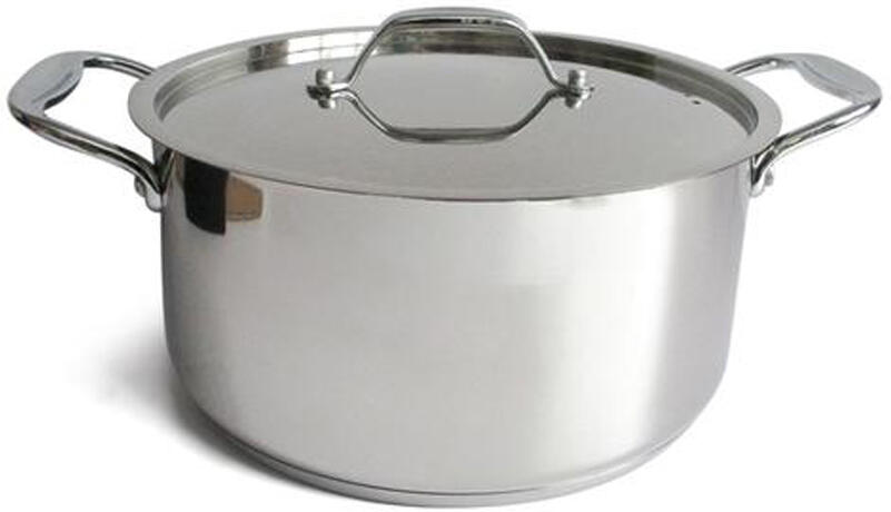 Nerezový kastrol s poklicí KITCHISIMO chef ?20cm 2,8l
