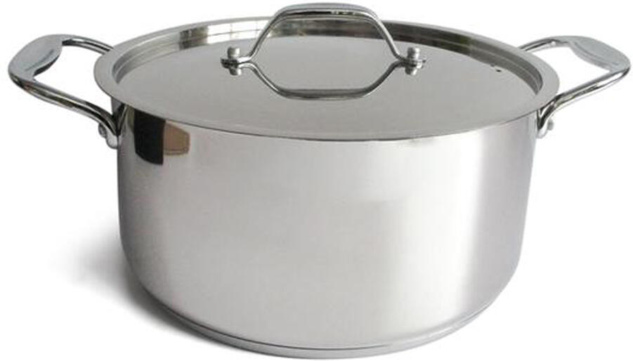 Nerezový kastrol s poklicí KITCHISIMO chef ?24cm 5l