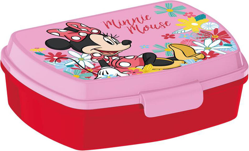 STOR plastový svačinový box 17,5x14x5,5cm MINNIE