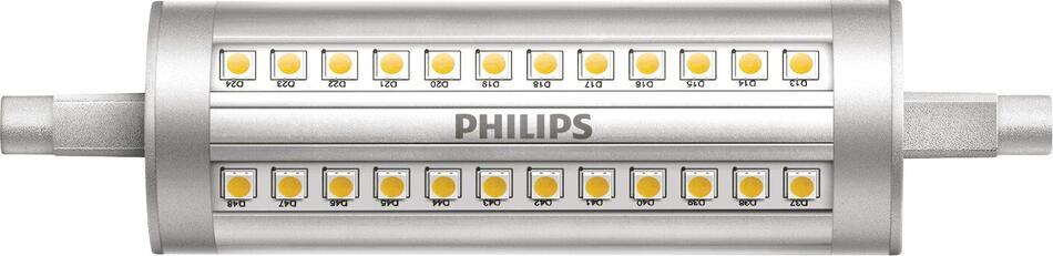 CorePro LEDlinear D 14-120W R7S 118mm 830 LED Žárovka 14W 2000lm Philips