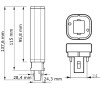 CorePro LED PLC 4,5W 830 2P G24d-1 LED rovka 4,5W 475lm Philips