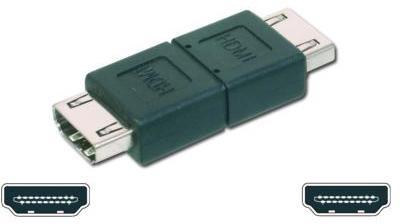 Redukce Digitus HDMI A - HDMI A spojka - černý