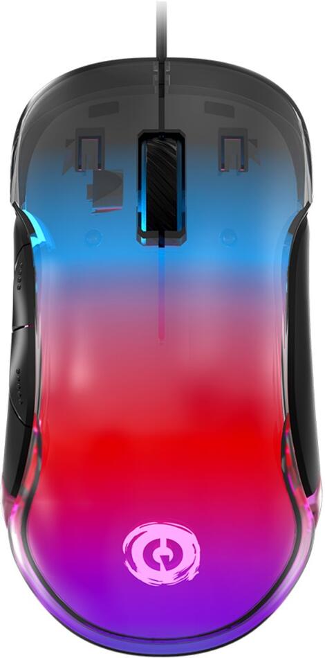 CANYON Herní drátová myš BRAVER GM-728, optická, RGB, až 12 800 DPI, 7tl. programovatelných, černá (CND-SGM728)