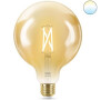 WiZ LED rovka filament amber E27 G125 7W 640lm 2000-5000K IP20, stmvateln