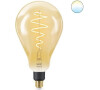 WiZ LED rovka filament amber E27 PS160 6W 390lm 2000-5000K IP20, stmvateln