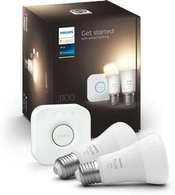 Hue sada Bridge + 2x HUE White žárovka LED E27 A60 10W 1100lm 2700K IP20 Philips HUE