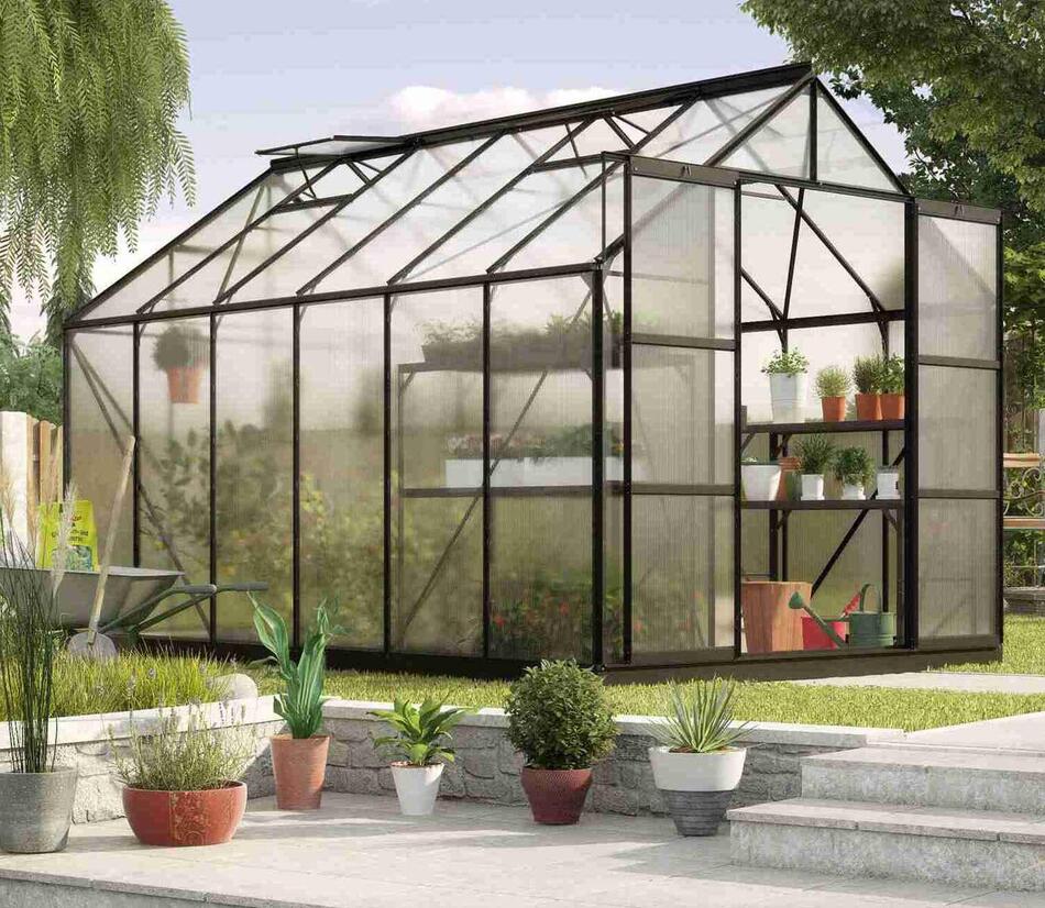 Skleník VITAVIA URANUS 9900 PC 6 mm černý LG3571