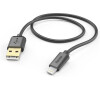 Hama MFi USB kabel pro Apple, USB-A Lightning 1,5 m, černý