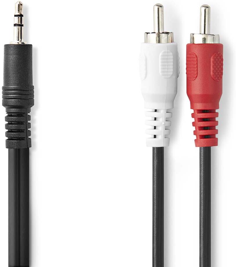 Stereo Audio Kabel NEDIS CAGL22200BK100