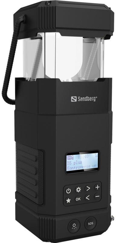 Svítilna SANDBERG Survivor Lantern All-in1 10000mAh, černá