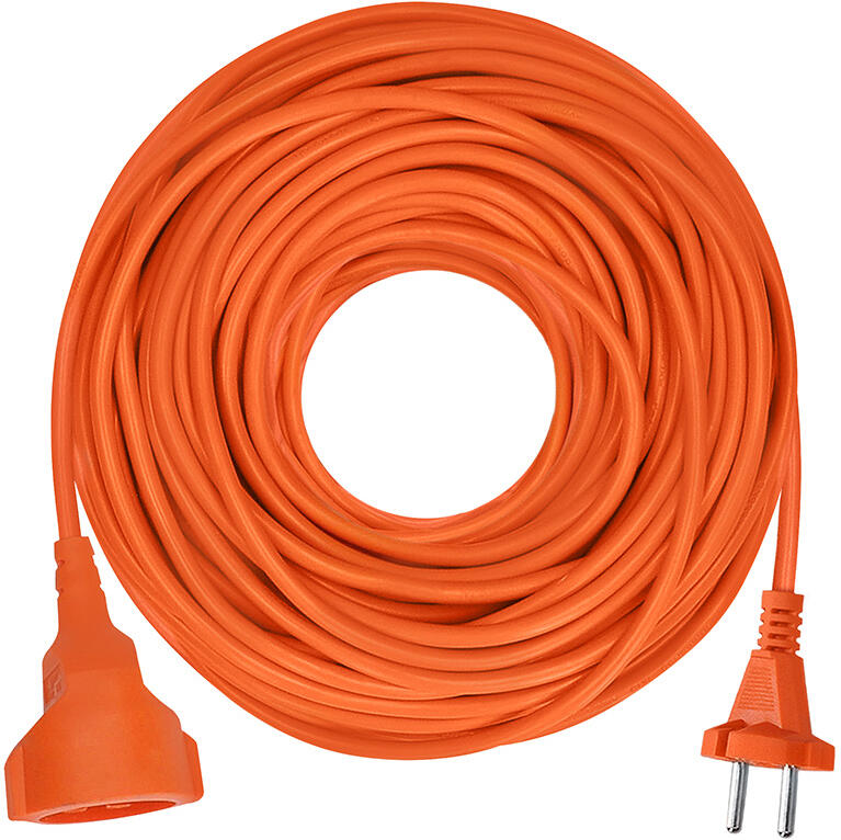 Prodlužovací kabel spojka Solight PS23 25 m, oranžový