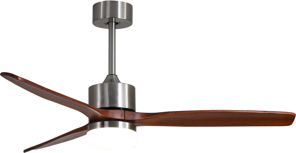 Immax NEO LITE ELEGANTE Smart LED stropní svítidlo s ventilátorem Tuya WiFi štříbrné/dřevo