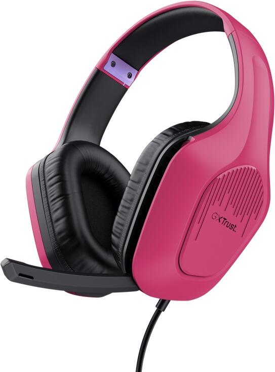 Trust GXT 415P ZIROX / Stereo / Jack / Drát / Růžová (24992)