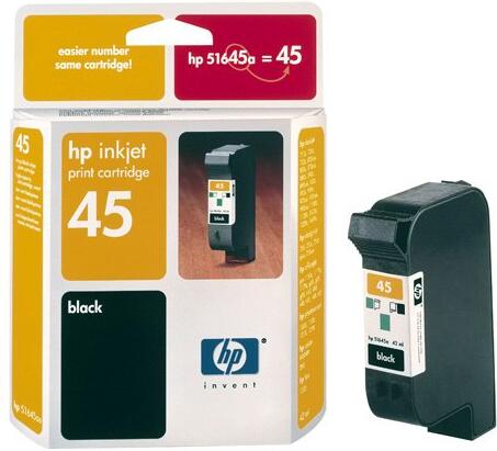 HP Ink Cartridge 45/Black/930 stran (51645AE)