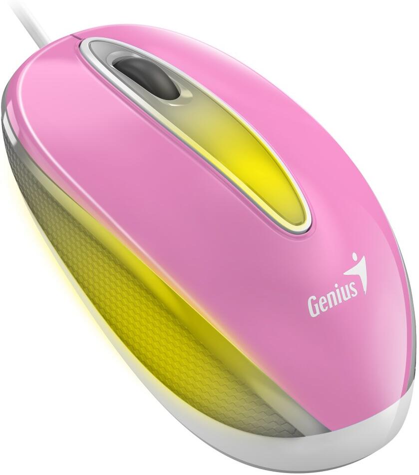 GENIUS DX-Mini Sakura Pink/ drátová/ 1000 dpi/ USB/ růžová/ RGB LED (31010025407)