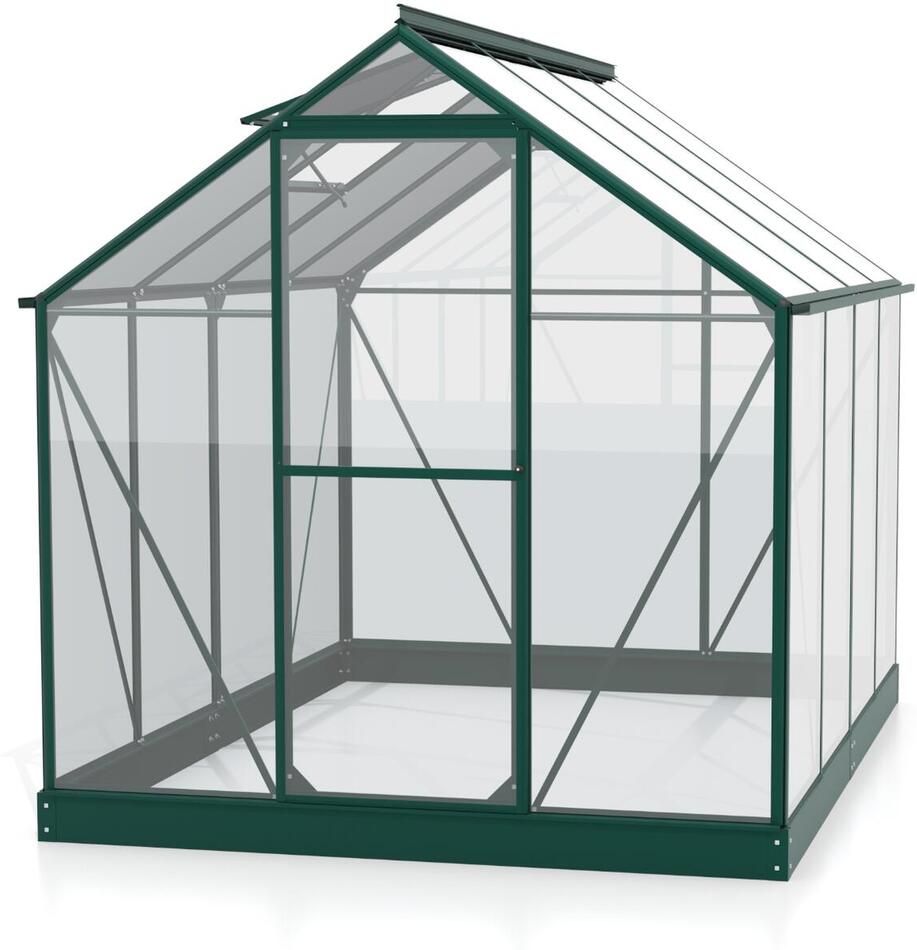 Skleník VITAVIA TRITON 5000 čiré sklo 3 mm zelený LG3675