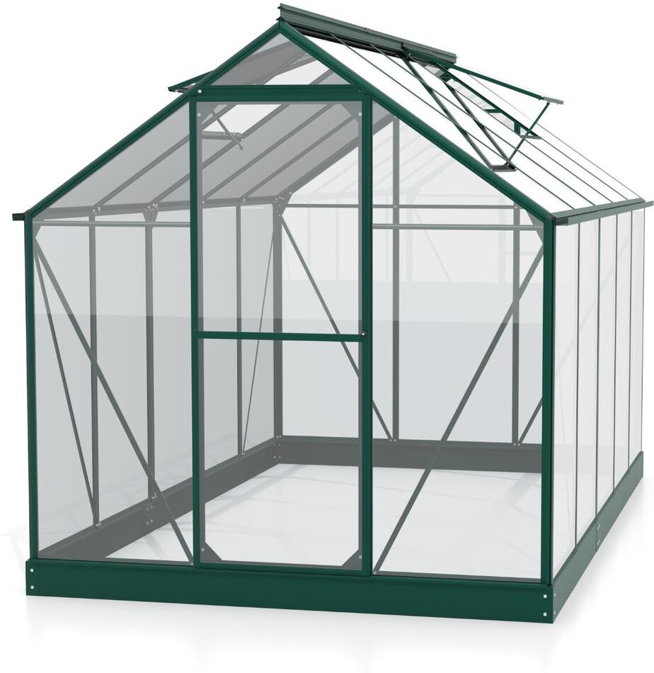 Skleník VITAVIA TRITON 6200 čiré sklo 3 mm zelený LG3686