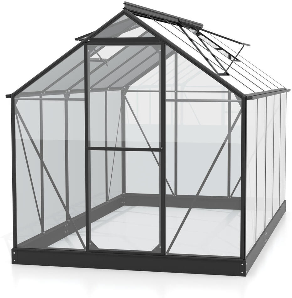 Skleník VITAVIA TRITON 6200 čiré sklo 3 mm černý LG3685