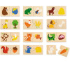 Dřevěné puzzle Viga Krmení zvířátek