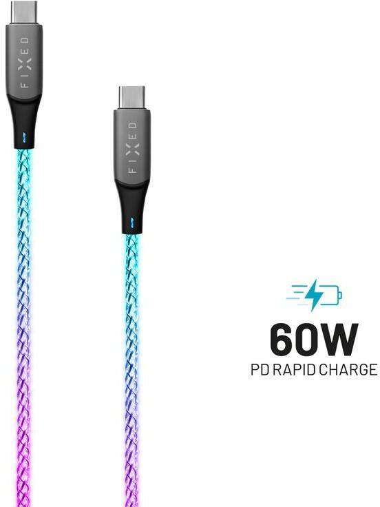 FIXED kabel USB-C 1,2 m FIXDLED-CC-RA
